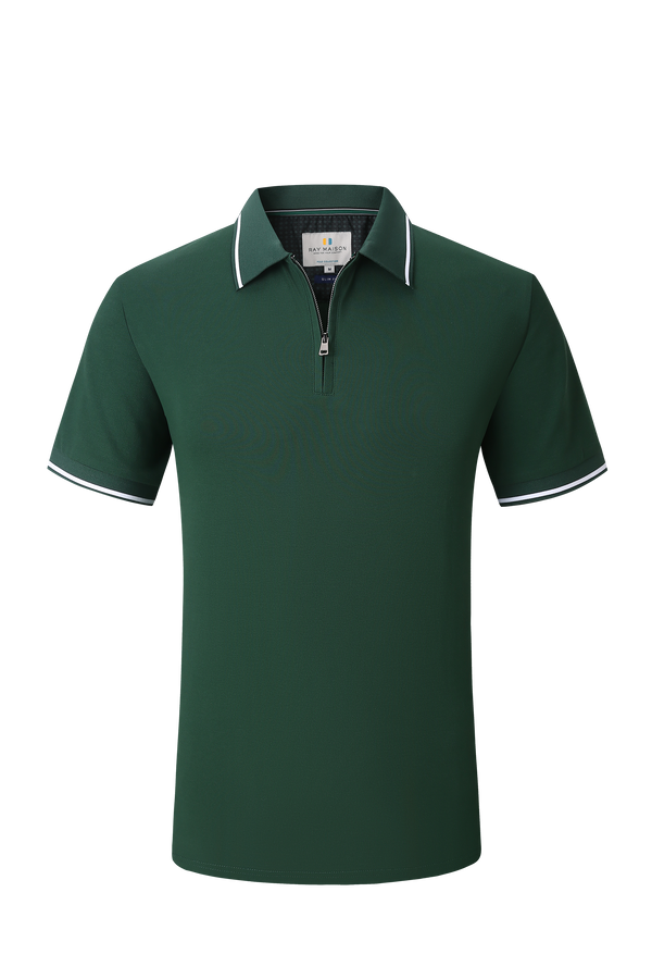 MICRO PIQUE POLO - Zip