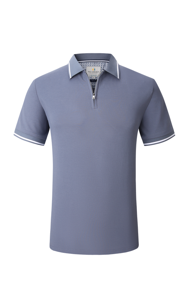 MICRO PIQUE POLO - Zip
