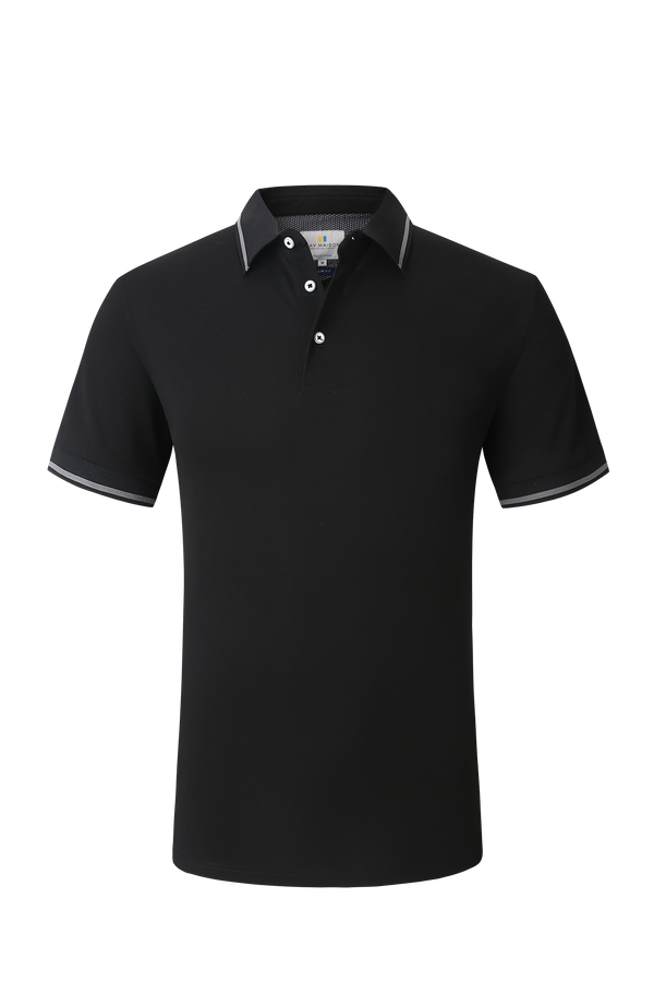 MICRO PIQUE POLO- Button