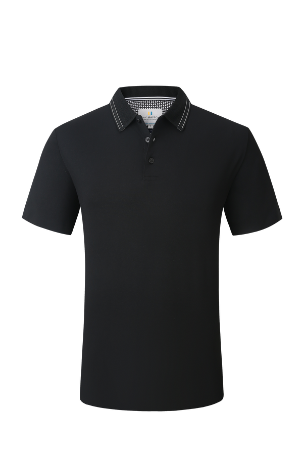 Cotton Stretch Polo - Button