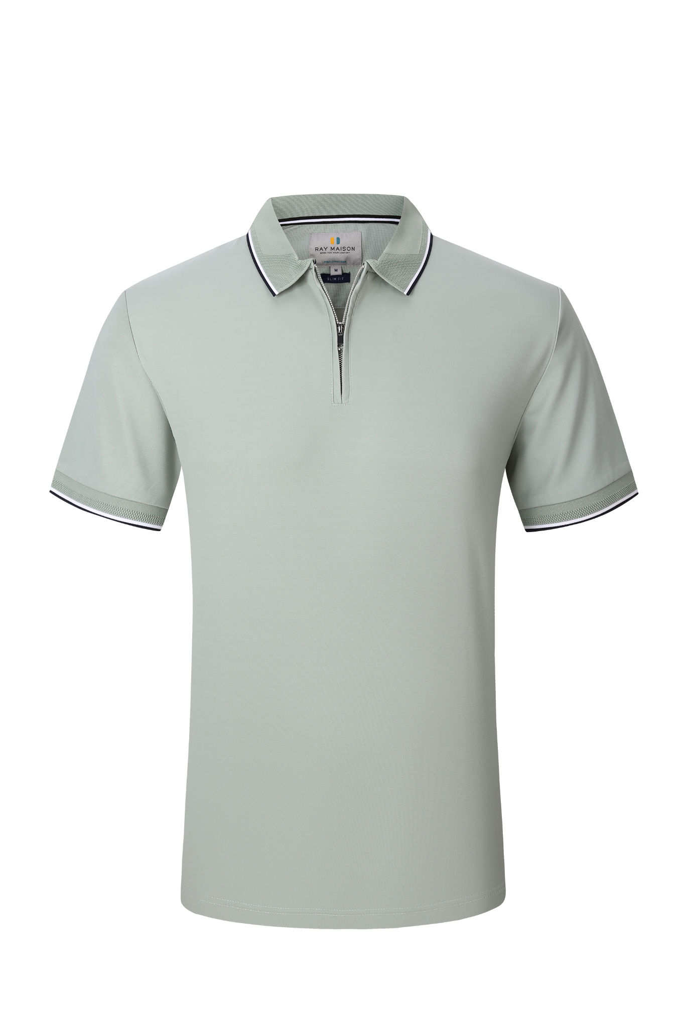 Sage Zip Polo